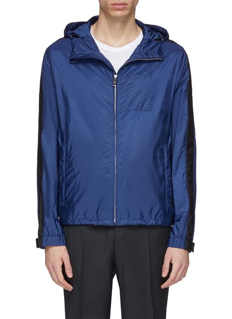 prada hooded windbreaker|prada windbreaker jacket.